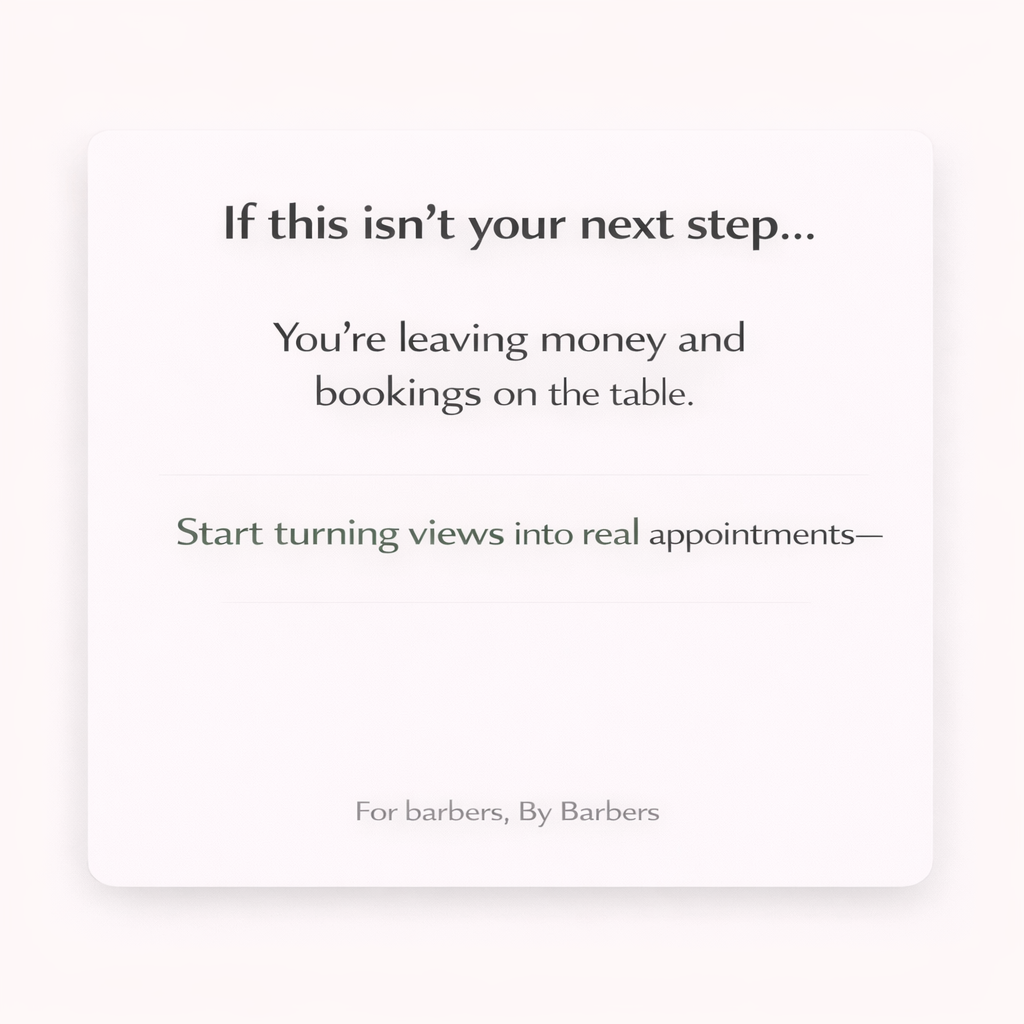 Barber Client Conversion Playbook