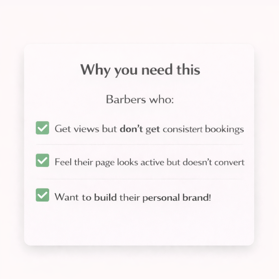 Barber Client Conversion Playbook