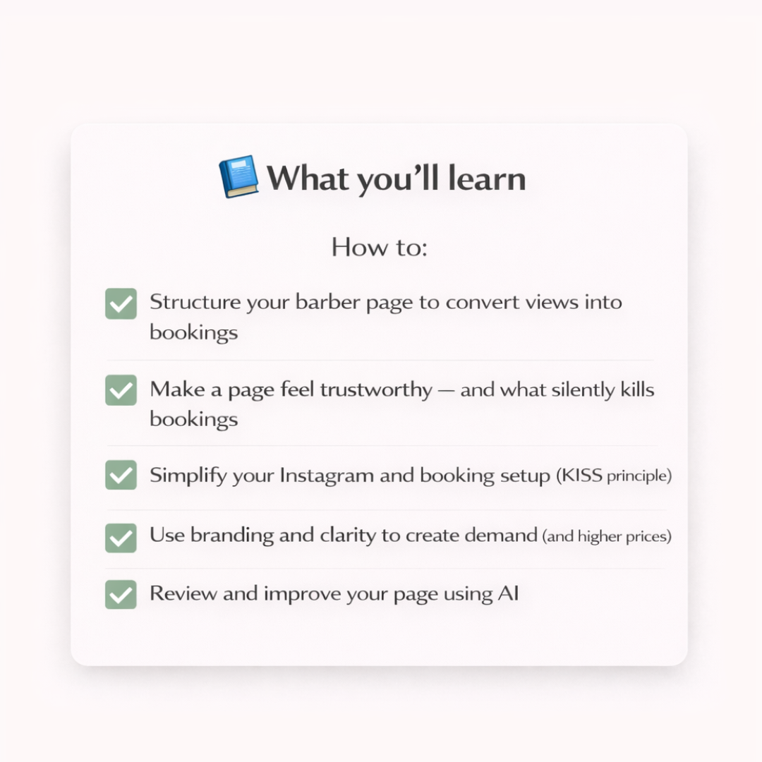 Barber Client Conversion Playbook